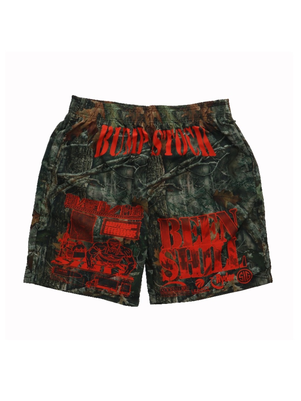 Beenshill False Flag Camo Shorts